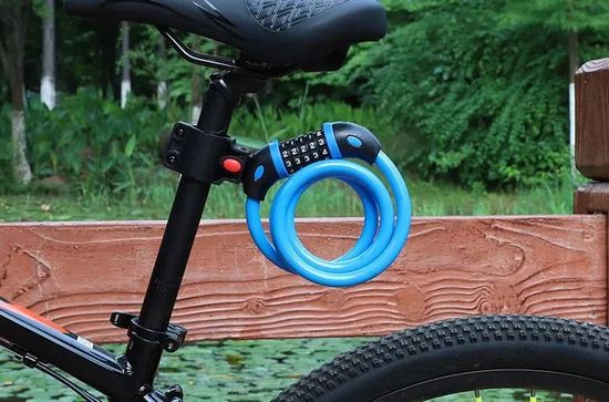 Bike Combination Lock with Bracket Bicycle Lock - Image 5