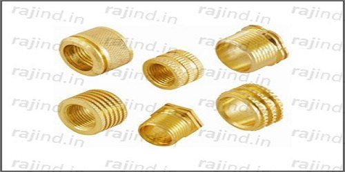Round Golden Threaded Brass Inserts, Packaging Type: Packet Shape Round Color Golden Material Brass Packaging Type - Image 6