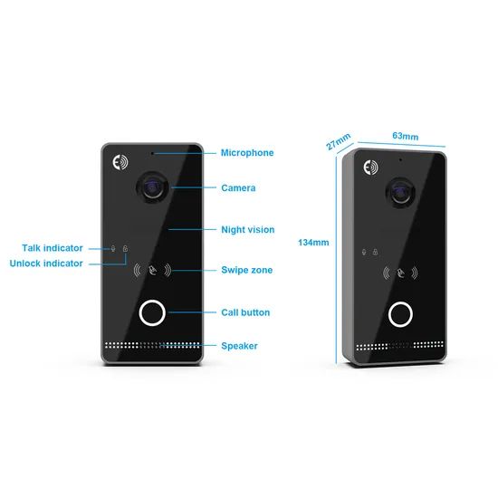 TCP/IP WiFi Tuya Smart Intercom System with RF433&RFID Unlock Wireless Doorbells Home Security Villa Panel - Image 5