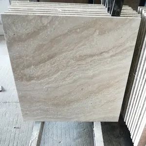 Navona Marble Travertine, Cream/Beige/Light Travertine Origin China HS Code 6802911000 Service OEM Support Waterabsortion - Image 5