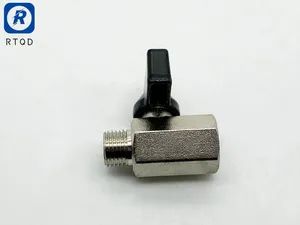 Pneumatic Mini Ball Valve 2 Thread 3 Thread 4 Thread Inner and Outer Teeth Switch Valve Brass Mini Ball Valve Jfl Series - Image 4