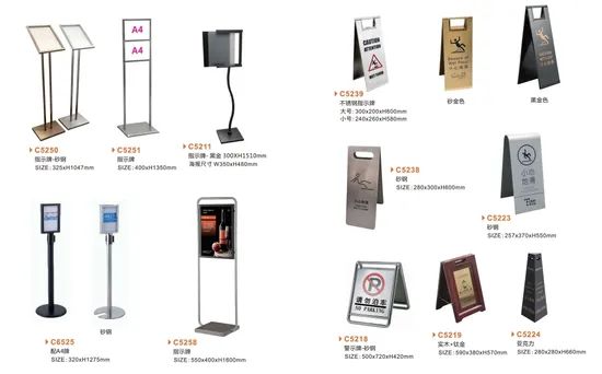 Hotel Lobby Sign Stands Display Stands - Image 1