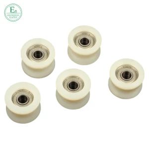 High Hardness Acetal Pulley Manufacturer Model NO. POM Color Black, White HS Code 3926909090 Specification RoHS Origin Guangzhou, China - Image 1