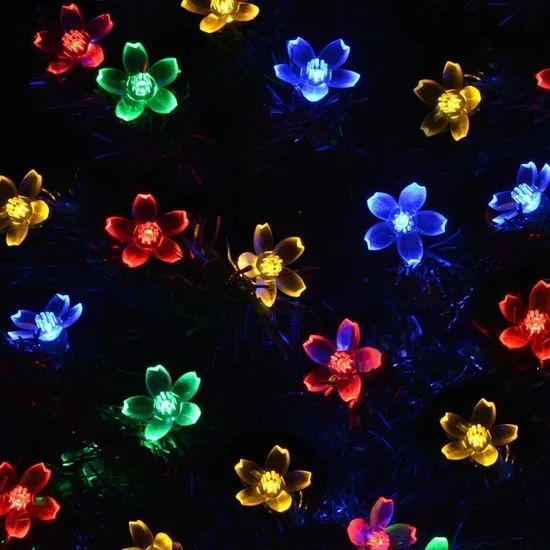 Outdoor Colorful Solar Powered LED String Light for Christmas Tree Decorations Lighting - Image 4