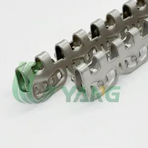 UYANG Butterfly Belt Fastener Silver 1Y MOQ100 15D Color Silver Origin China HS Code 7326909000 Transport Package Boxes Head Type Belt Fastener - Image 4