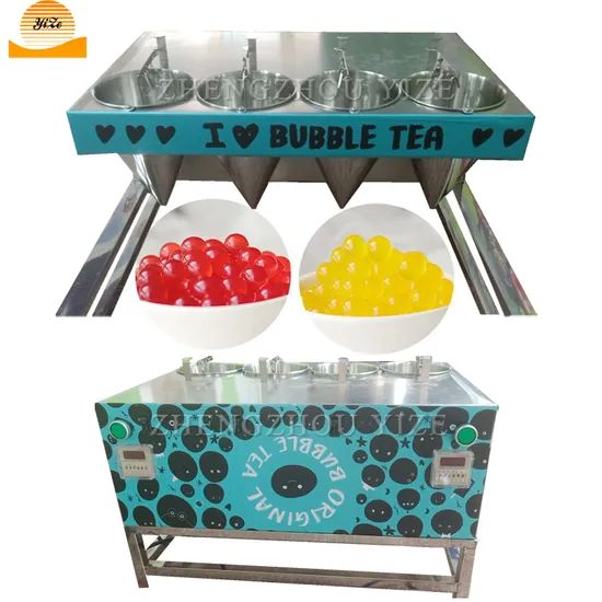 Small Bubble Tea Strawberry Mongo Juice Ball Popping Boba Maker Forming Machine Milk Tea Tapioca Pearls Boba Making Machine - Image 1