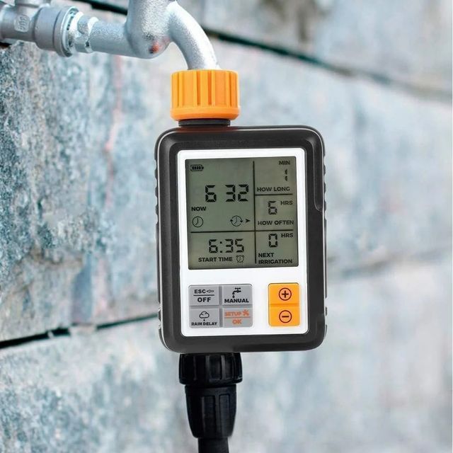 DIGITAL IRRIGATION TIMER Colour Black Item Weight 0.4 Kilograms Material Acrylonitrile Butadiene Styrene Installation Method Tool-free - Image 3