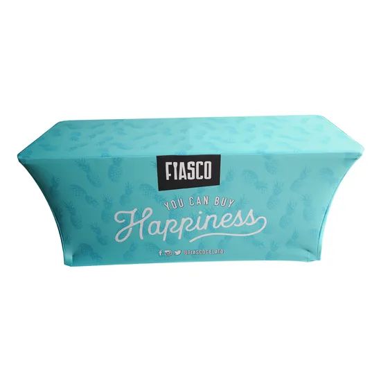 6FT Rectangular Fitted Spandex Tablecloths Table Covers Event Stretchable Tablecloth - Image 1