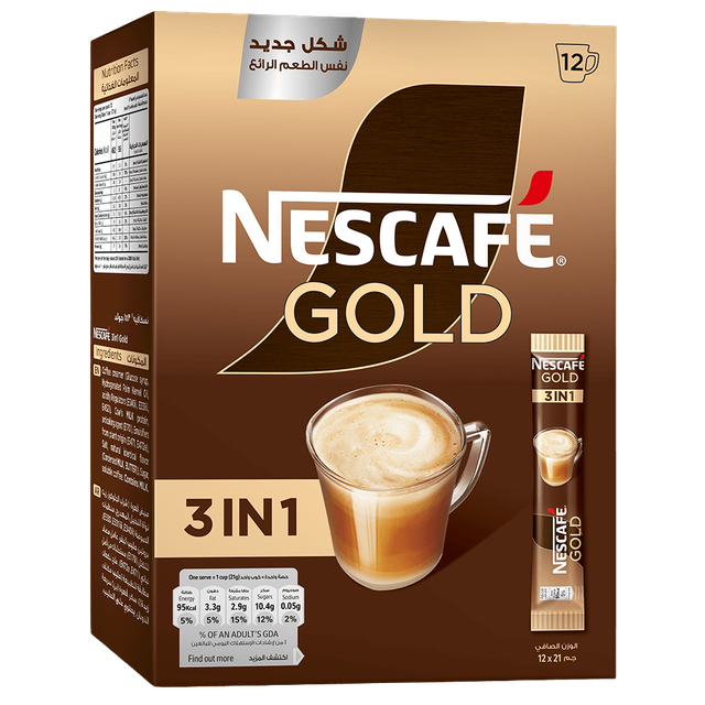 High Quality Nescafe Gold 3 In 1 Instant Coffee 21g Creamy Taste Convenient Preparation Factory Price Wholesale - Image 3