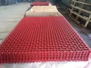Wire Mesh Screen for Crusher Plant Color Red Lenth 2.2m Origin China Condition New Type Wire Mesh Wire Dia. 1-40mm Hole Shape - Image 5