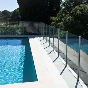 Customized Laminated Float Tempered Glass Railing Fence for Swimming Pool - Image 1