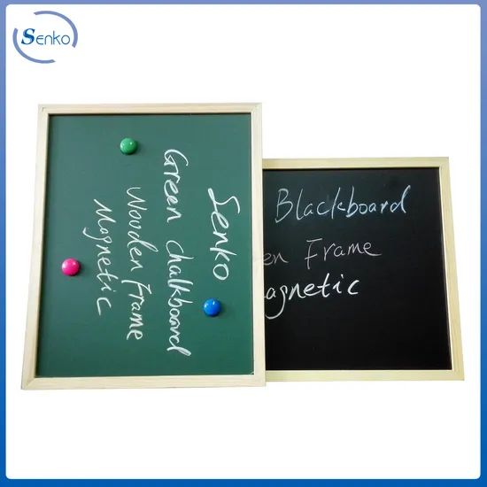 Kids Using Green Magnetic Chalkboard with Magnets and Chalks Origin China Trademark Senko HS Code 96100000 Model NO. - Image 3