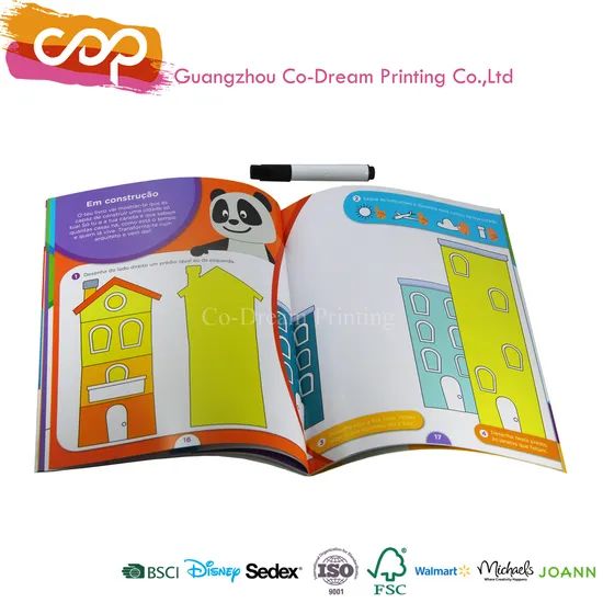 Customized Funny Maker Book Printing Erasable Origin China Trademark CDP Coating Coated Model NO. J-092 HS Code 49030000 - Image 6