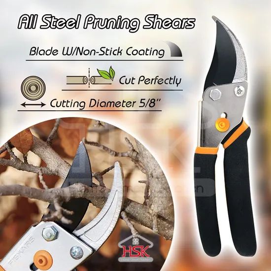 Portable Garden Pruning Shears Plant Clipper Cutter Trimmer Scissors - Image 5