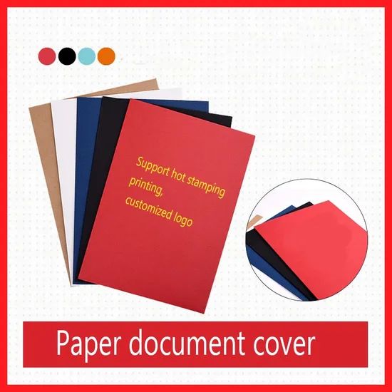 China Factory A4 A5 Paper/Document Presentation File Folders Custom Logo with Pockets - Image 3