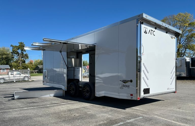 Enclosed Trailers / Enclosed ATC Car Trailer 2026 24ft. Aluminum ROM 550 w/Large Escape Door & LifeTrac 4994 - Image 3