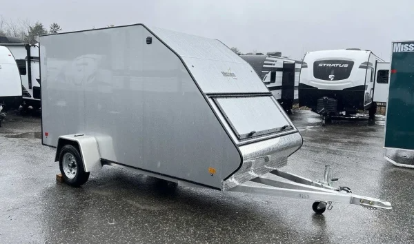Enclosed Trailers / 2024 Mission Trailers 60×12 Aluminum Single Place Crossover w/Galvanized Package, Rear Canopy - Image 5