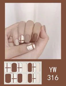 Wholesale Custom Nail Wraps Nail Art Decoration Sticker, Jamberry Nail Sticker - Image 6