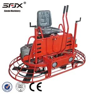 Concrete Machinery Mini Ride on Power Trowel Float - Image 2