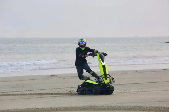 72V Lithium Battery Electric ATV with Track - Image 2