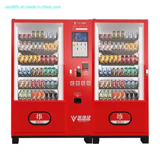 Customized Sticker Cost-Effective Double Cabinets Vending Machines - Image 2