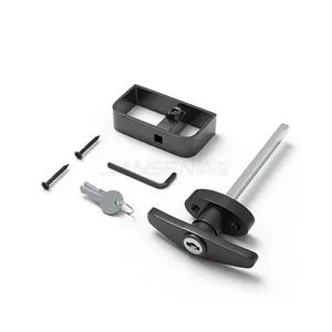 T Handle Lock Shed Door Latch Lock Kit - Image 3