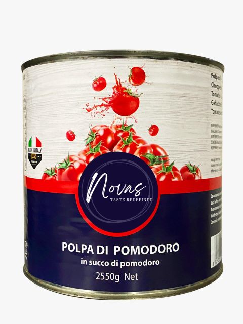 Chopped Tomatoes Shelf Life 2-Years Place of Origin Italy Certification - Image 1