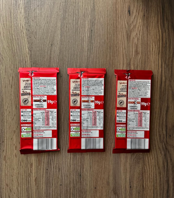 Premium Chocolate KitKat Nestlé KitKat 99g New Flavor Collection (Double Chocolate, Hazelnut & Salted Caramel) On Sale - Image 2