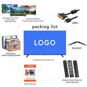 Led Tv Set Factory Accept Custom OEM Android Tv Smart 24 32 40 43 50 55 65 75 85 Inch Televisions Smart Tvs 4k Televisor - Image 3