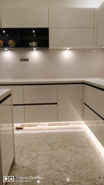 Modular Kitchen Cabinets Base Materials Ply, Mdf, Hdf Construction Type Modular And Semi Modular Finishing Materials Laminates, Acrylic, Membrane, Glass, - Image 3