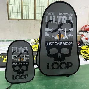 PVC Frame Easy Setup a Banner Stand with Portable Frame Model Ab78 Sample Accept Material Paper Trademark Earth Style Floor-type - Image 1