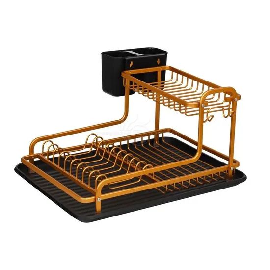 Kitchen Tableware Storage Racks Countertop Stainless Steel Dish Drainer Factory Outlets Dish Drying Rack - Image 1