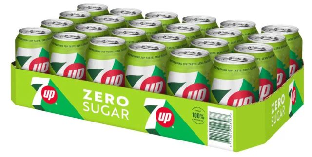 7UP Soft Drinks Wholesale Delivery Form Can Features No Added Sugar - Image 2