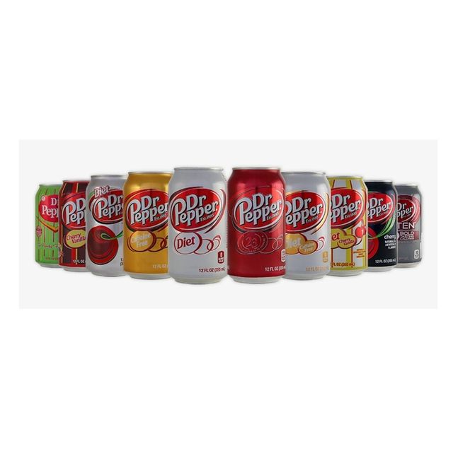 Dr Pepper & Dr Pepper Zero soft drink 355ml - Image 4