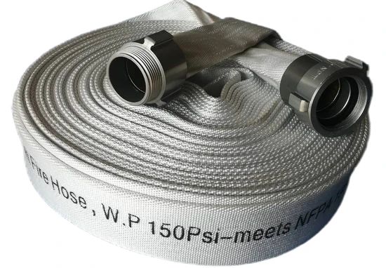 Fire Fighting Hose with Coupling Cheap Factory Price Model NO. SP Origin China Color Customize HS Code 59090000 Lining With - Image 3