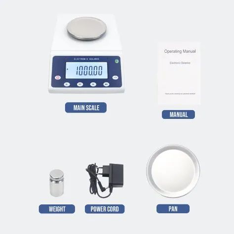 High Precision Laboratory Weighing Digital Electronic Scale Balance - Image 5