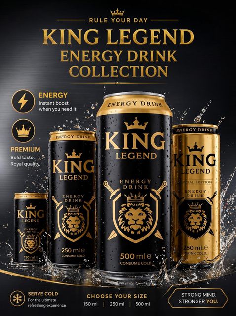 KING LEGEND Energy Drink - Image 1