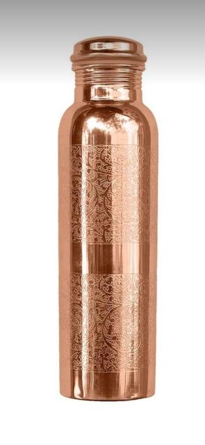 Natural Copper Drink Bottle - Image 3
