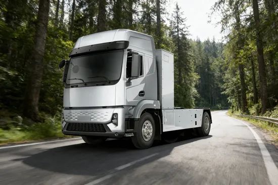 Modern Electric Tractor Boasting Advanced Driver Assistance and Safety Systems - Image 3