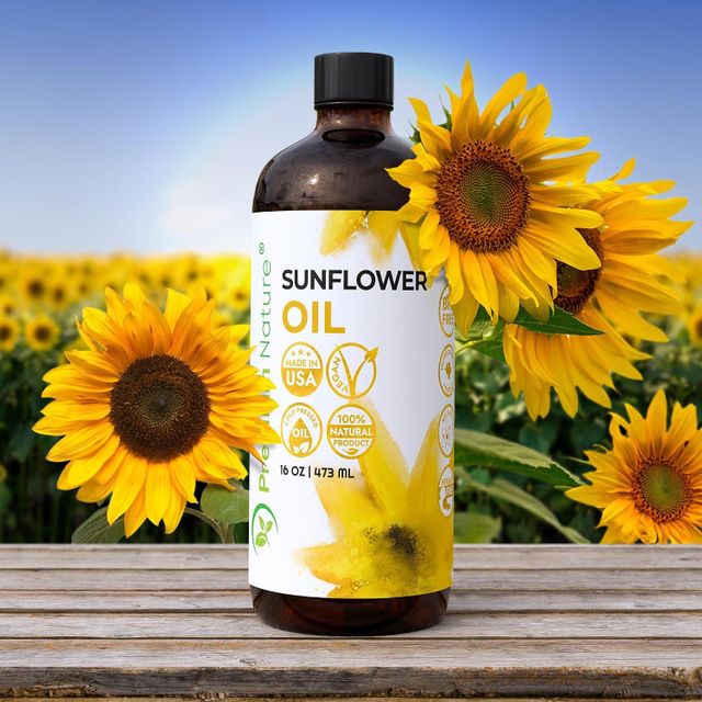 Organic Sunflower Oil Cold Pressed - Sunflower Seed Oil Unrefined Sun Flower Pure Unrefined - Image 3