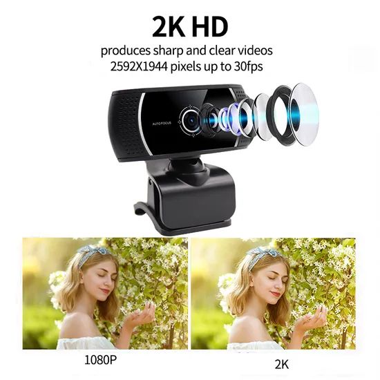 Ultra Wide Angle Noise Reduction Webcam USB Video Conference Camera Computer PC Camera Webcam Camera - Image 2