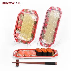 Ziploc Disposable Food Containers Anti-Scratch Disposable Plastic Takeaway Food Packaging Sushi Box - Image 6