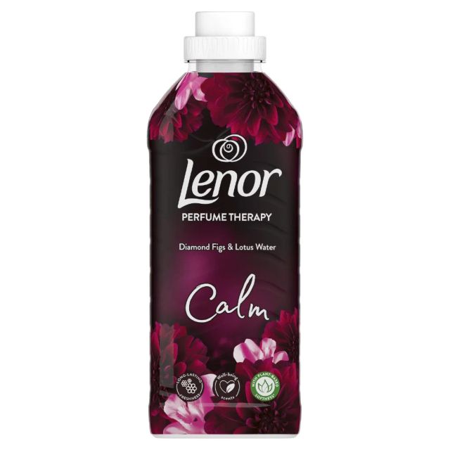 LENOR DIAMOND FIGS & LOTUS WATER Laundry Liquid Fabric Softener Bottle 850ml - Image 3