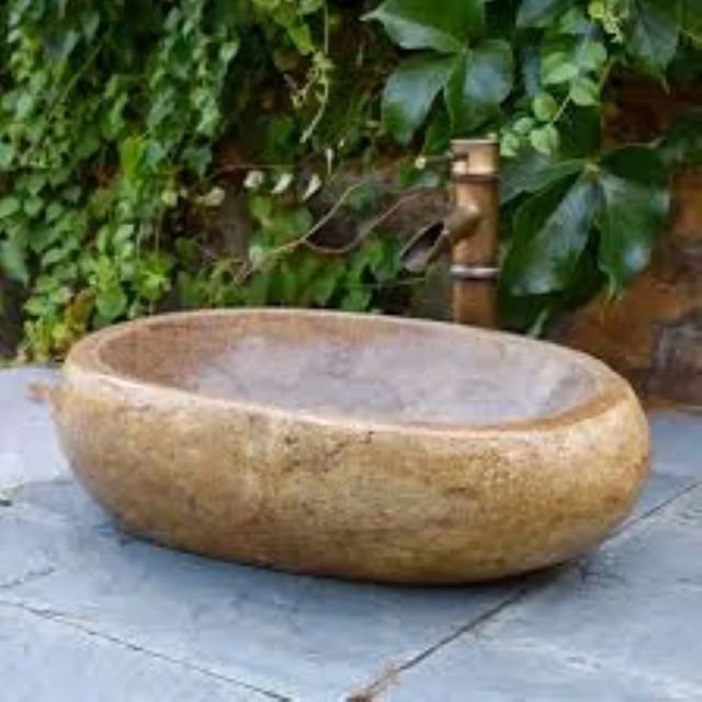 Brown Water Basins Width 15 Cm Height 95 Cm Thickness 15 Cm Color Yellow Brown Weight 51 Kg, 51 kg Material Kota Brown Origin Rajpura - Image 3