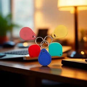 Tri-Color Uid/Cuid Blank-Chip Keychain Cards, Write-Supported, Factory Wholesale. - Image 5