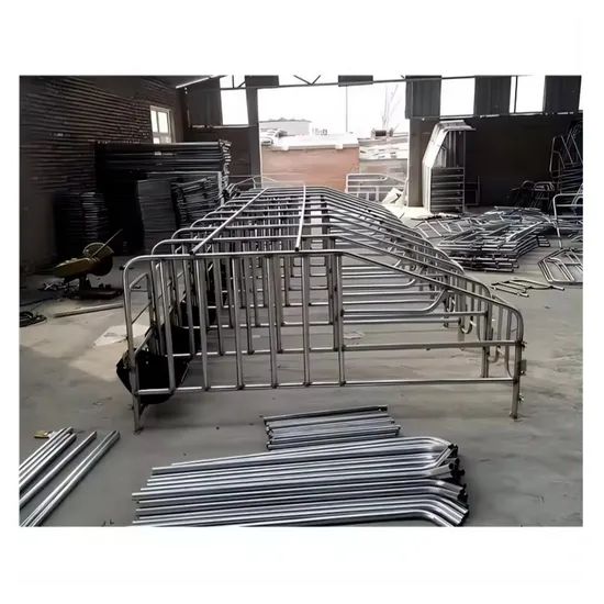Factory Direct Pig Farm Equipment Pig Fattening Pen Finishing Crates Galvanized Steel Stall Animal Cage Pig Cage - Image 5