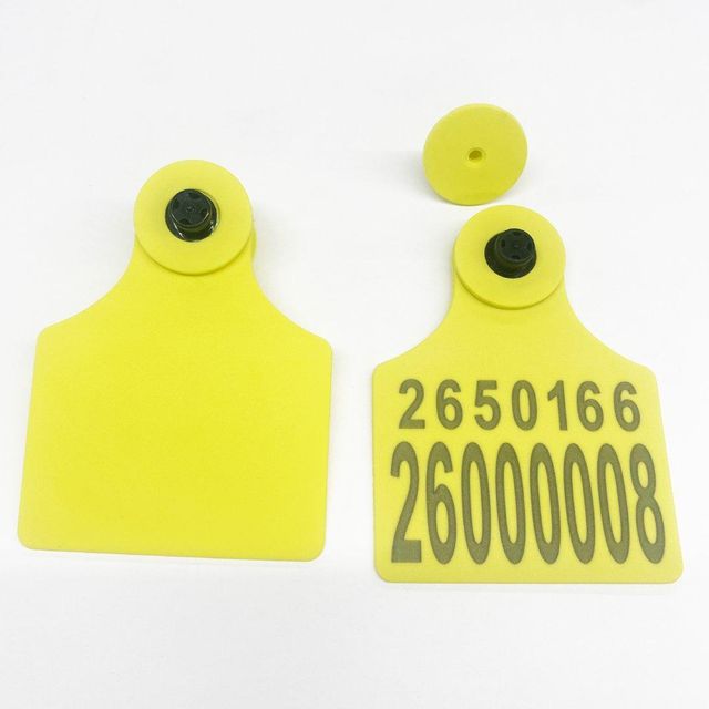 Large TPU RFID Cattle Ear Tags | FDX-B 134.2KHz ISO11784/5 Livestock Visual Tag (75*100mm) - Image 3
