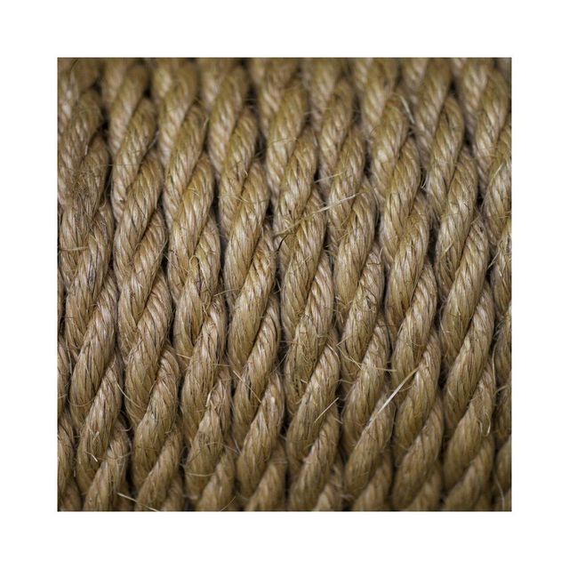 Good Quality 3 Strands 100% Natural Fiber Twisted Sisal Rope Packing - Image 4