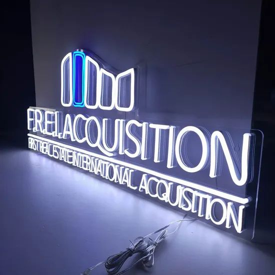 Custom Outdoor Illuminated Acrylic Neon Light Advertising LED Neon Sign - Image 3