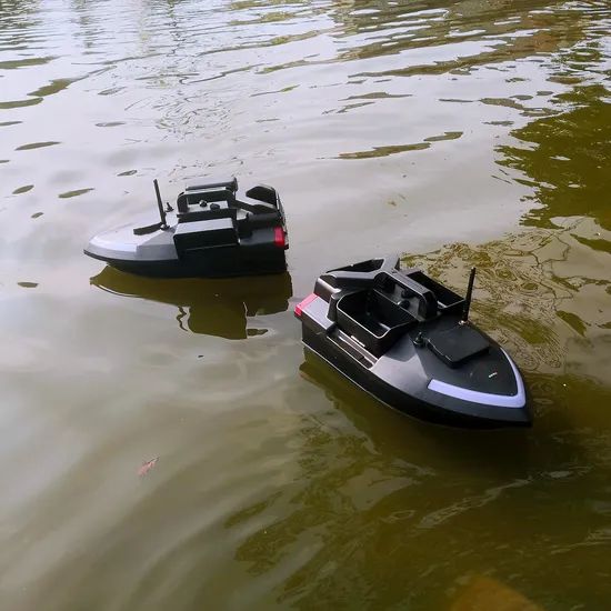 Flytec V801 RC Fishing Small Boat with Motor 10km/H Max Fixed Speed Driving Fishfinder 3 Bait Tanks Night Light Turn Signal - Image 5